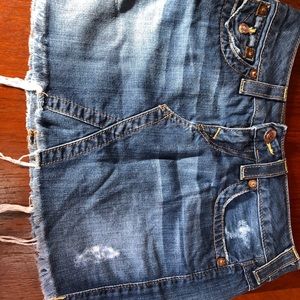 Like new true religion Jean skirt